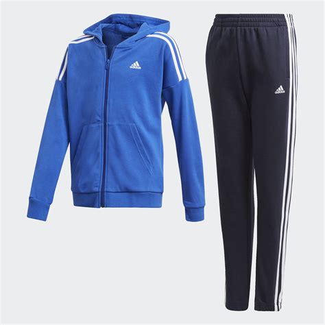 adidas trainingsanzug blau-schwarz gr.152|Adidas Kinder.